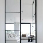 Перегородка лофт с распашными элементами