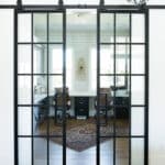 Перегородка лофт с раздвижными элементами