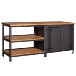 Кухня лофт напольный шкаф