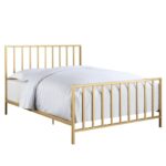 Кровать в стиле лофт золото