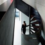 Лестница лофт винтовая металлическая