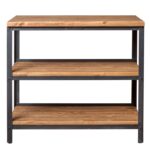 Кухня лофт напольный стеллаж