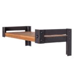 Полка с кронштейнами лофт