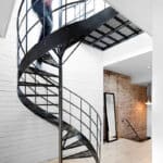 Лестница винтовая металлическая лофт