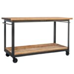 Стол на колесиках сервировочный лофт