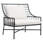 кресло садовое уличное металлическое