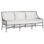 диван садовый уличный металлический