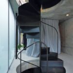 Лестница винтовая металлическая лофт