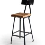 барный стул лофт металл дерево
