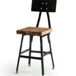 стул лофт металл дерево