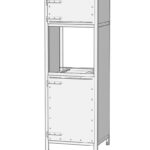 Кухонная колонна амбер лофт