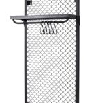 Вешалка металлическая настенная сетка