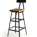 барный стул лофт металл дерево
