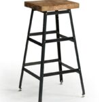 барный стул лофт металл дерево