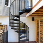 Лестница винтовая металлическая модульная