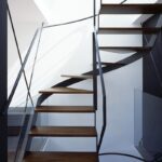 Лестница лофт минимализм винтовая