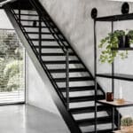 Лестница металлическая лофт ячейка