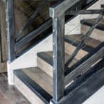 Перила лофт металлические