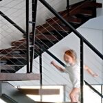 Перила лофт стальной трос