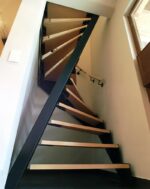 Особенности конструкции квадратной лестницы на второй этаж