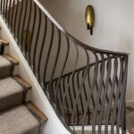 Перила металлические неомодерн