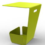 Журнальный столик зеленый яркий