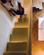 Лестница лофт минимализм металлическая