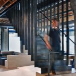 Лестница лофт потолочного крепления