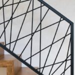 Перила с рисунком из прута металлического