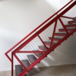 Перила лофт металлические сетка