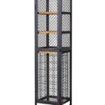 Винный шкаф лофт металлический