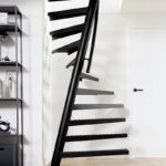 Лестница винтовая метр на метр черная