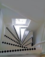 Лестница для проема метр квадратный белая