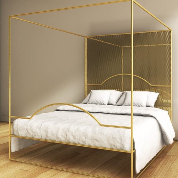 Кровать с балдахином лофт модерн