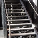 Лазерная резка лестница перила