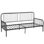 Кровать кушетка металлическая черная