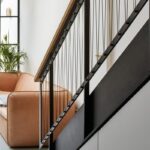 Перила с тросом вертикальный рисунок