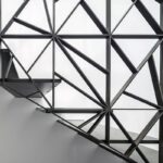 Перила из полосы потолочные лофт