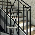 Перила с итальянским поручнем из прута