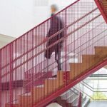 Перила решетка высокие поручень нержавейка