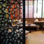 Перегородка металлическая из труб