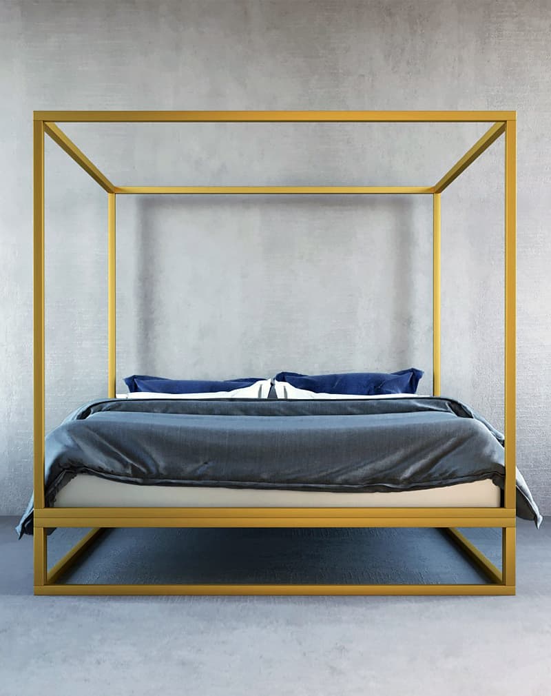 Каркас кровати из профильной трубы | Деревянные планки, Каркас кровати, Металлические кровати