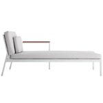 Металлическая кровать кушетка для дома и улицы