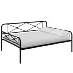 Кровать кушетка черная ретро стиль