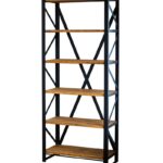 Стеллаж лофт классический узкий их уголка