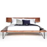 Кровать платформа Артвуд дерево металл