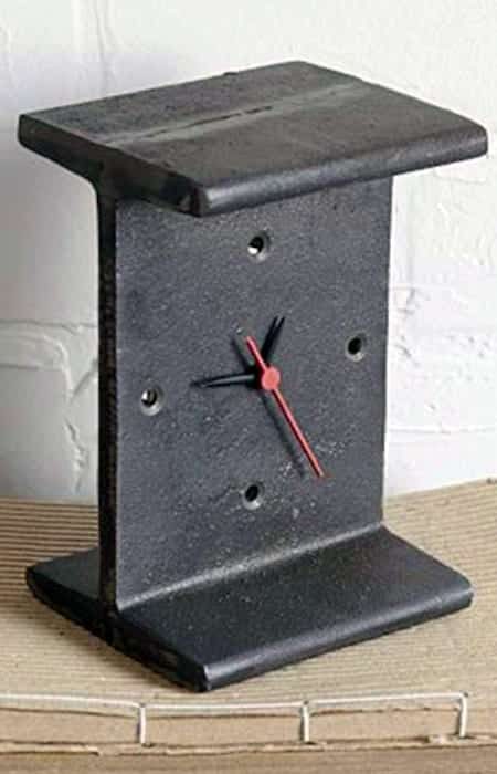 Часы лофт настольные металл